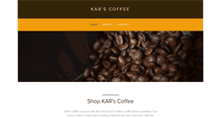 Desktop Screenshot of karscoffee.com